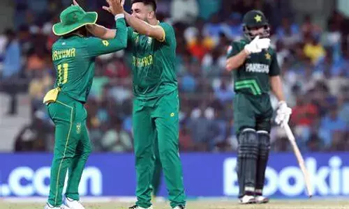 Mens ODI WC: Shamsi, Jansen restrict Pakistan to 270 after Babar, Saud Shakeel hit fifties