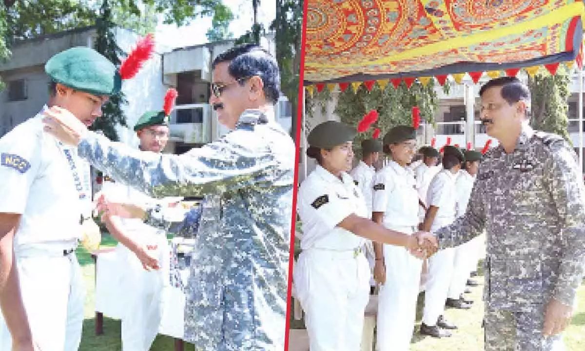 NCC Cadets of AP & TS Directorate felicitated