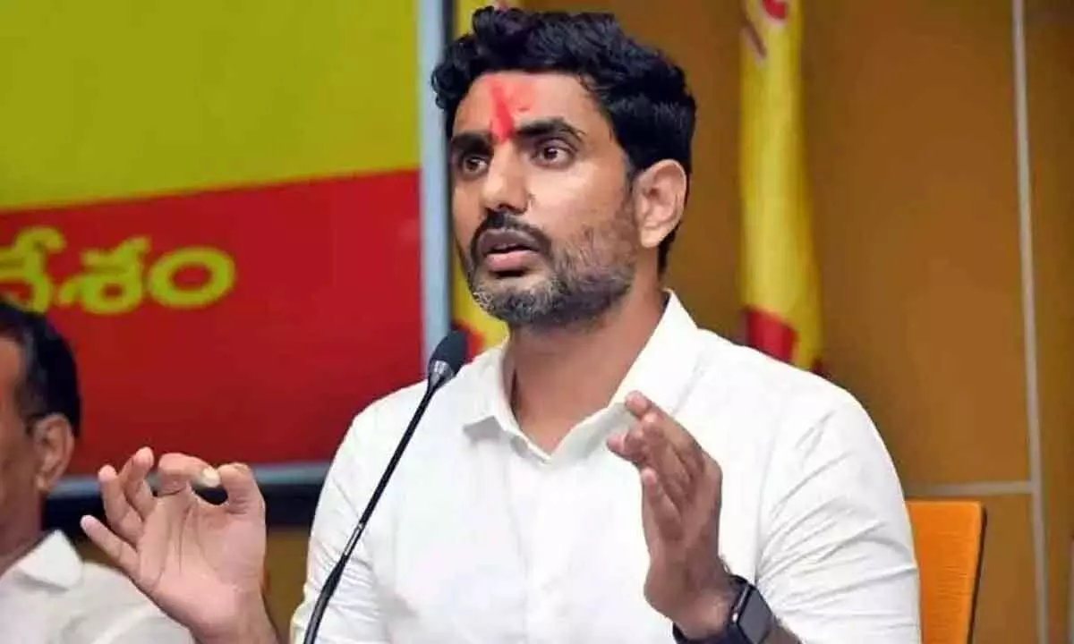 Lokesh challenged the government to show evidence against Naidu