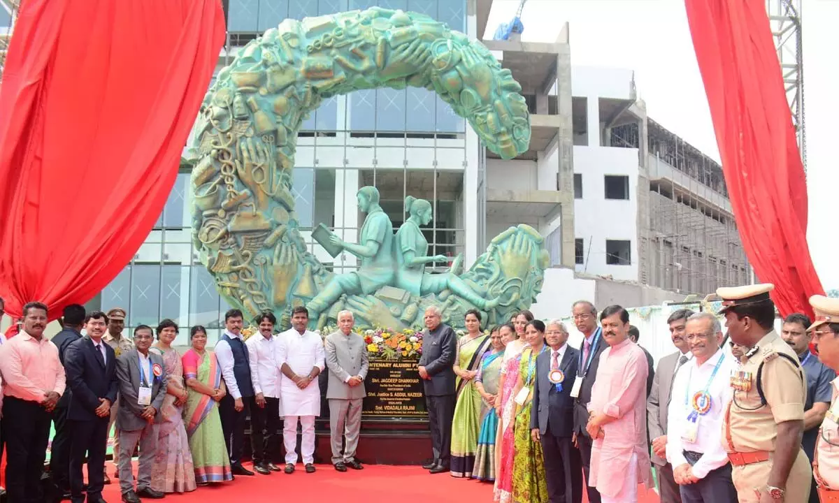 Vice President says Vizag has a potential to make high tech med equipment