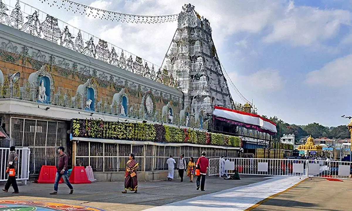 Tirumala temple re-opened after being closed during partial lunar eclipse