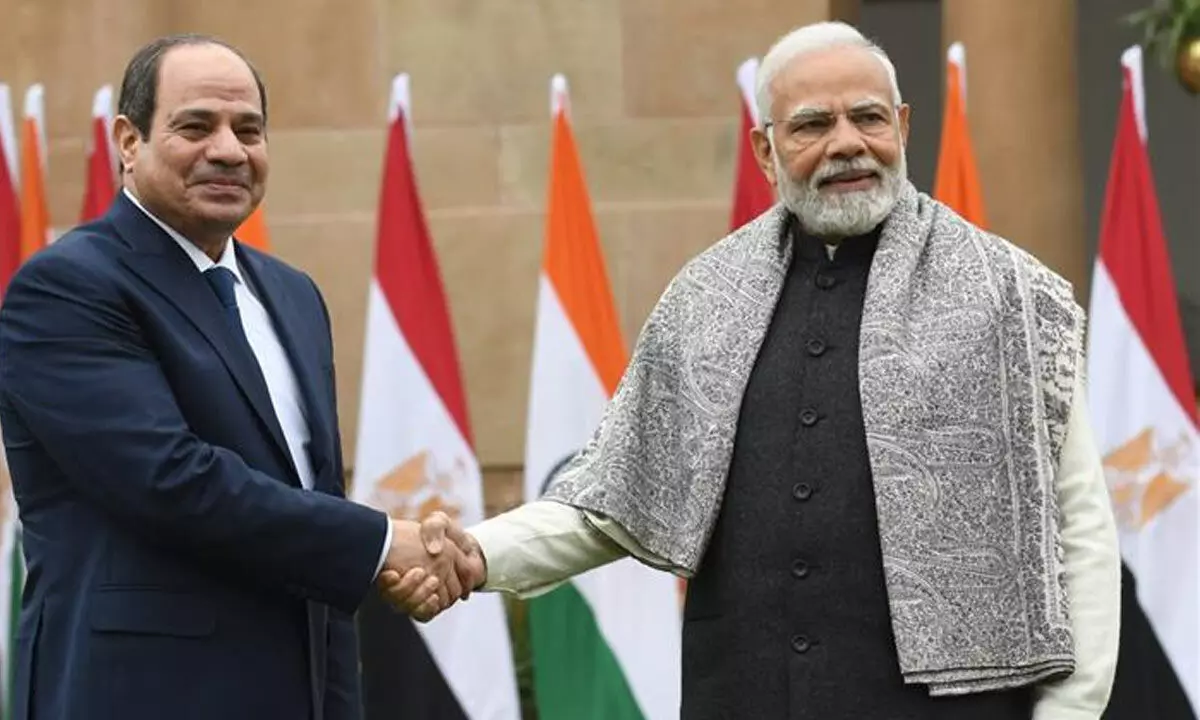 Modi, Egypts Sisi bat for early restoration of peace