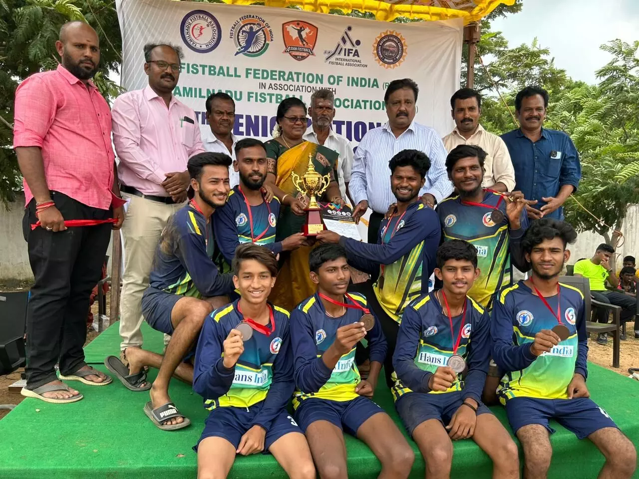 Telangana students make mark at Fistball Championship in Chennai