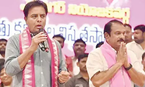 KTR devises new formula: Riots+power woes= Cong