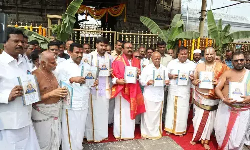 Elaborate arrangements for Ammavari Brahmotsavams-TTD Chairman Releases annual fete booklet