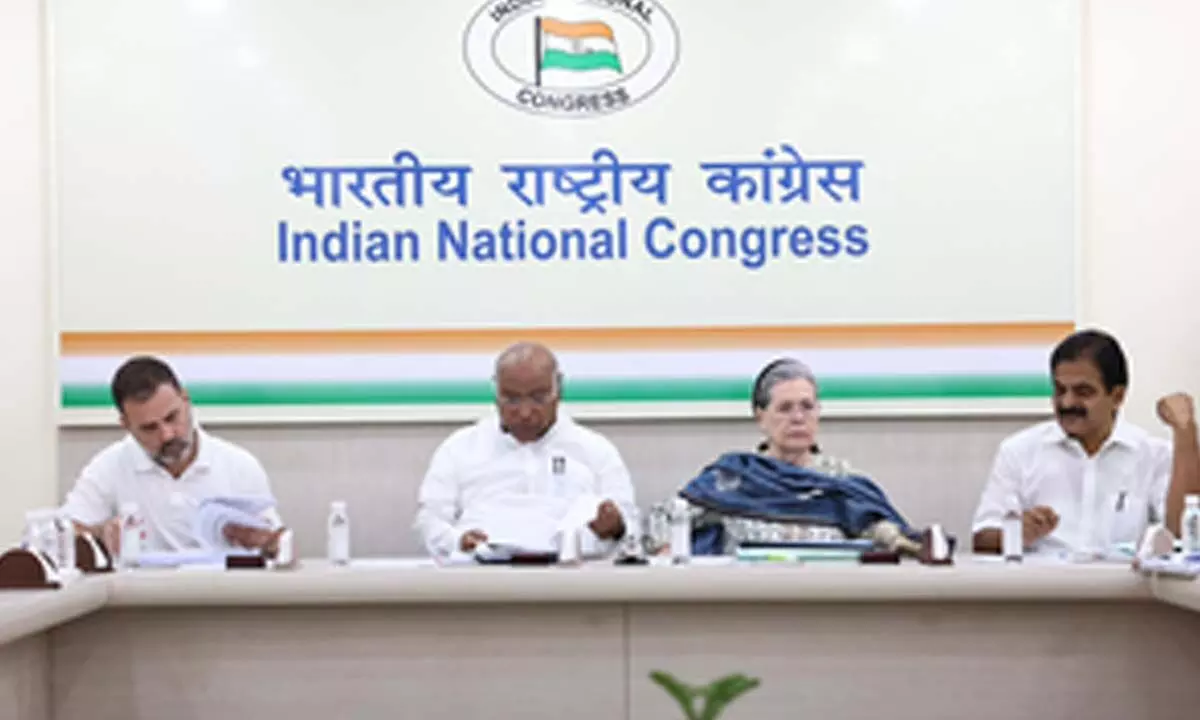 Kharge again chairs CEC meeting for Rajasthan