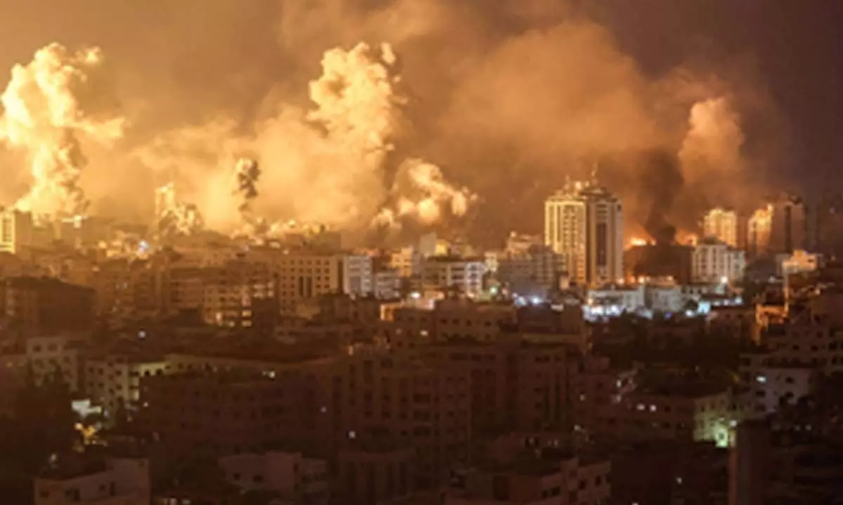 Israel continues Gaza offensive, hits hundreds of Hamas target