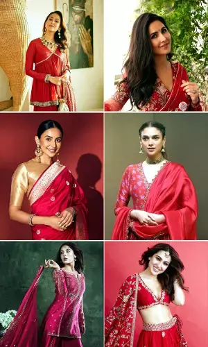 Karwa Chauth 2023: Bollywood Inspired Red Ethnic Suits for Karva Chauth