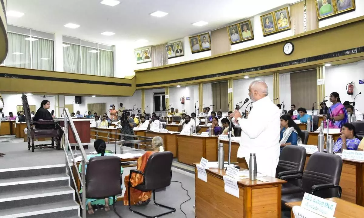 Vijayawada Municipal Corporation Council meeting held in Vijayawada