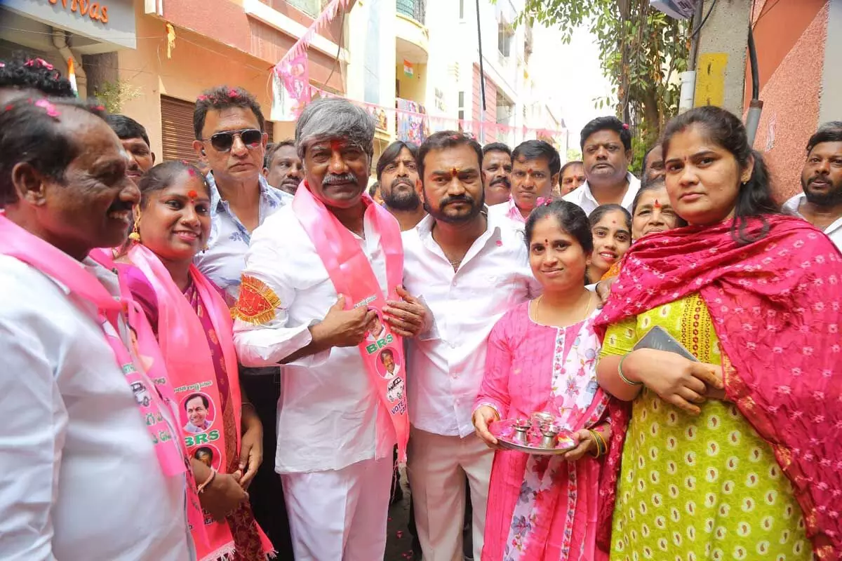 Padma Rao holds padayatra in Secunderabad constituency