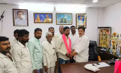 Madhavaram Krishna Rao inaugurates party BRS office in Kukatpally, congress leaders joins party