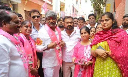 Padma Rao holds padayatra in Secunderabad constituency