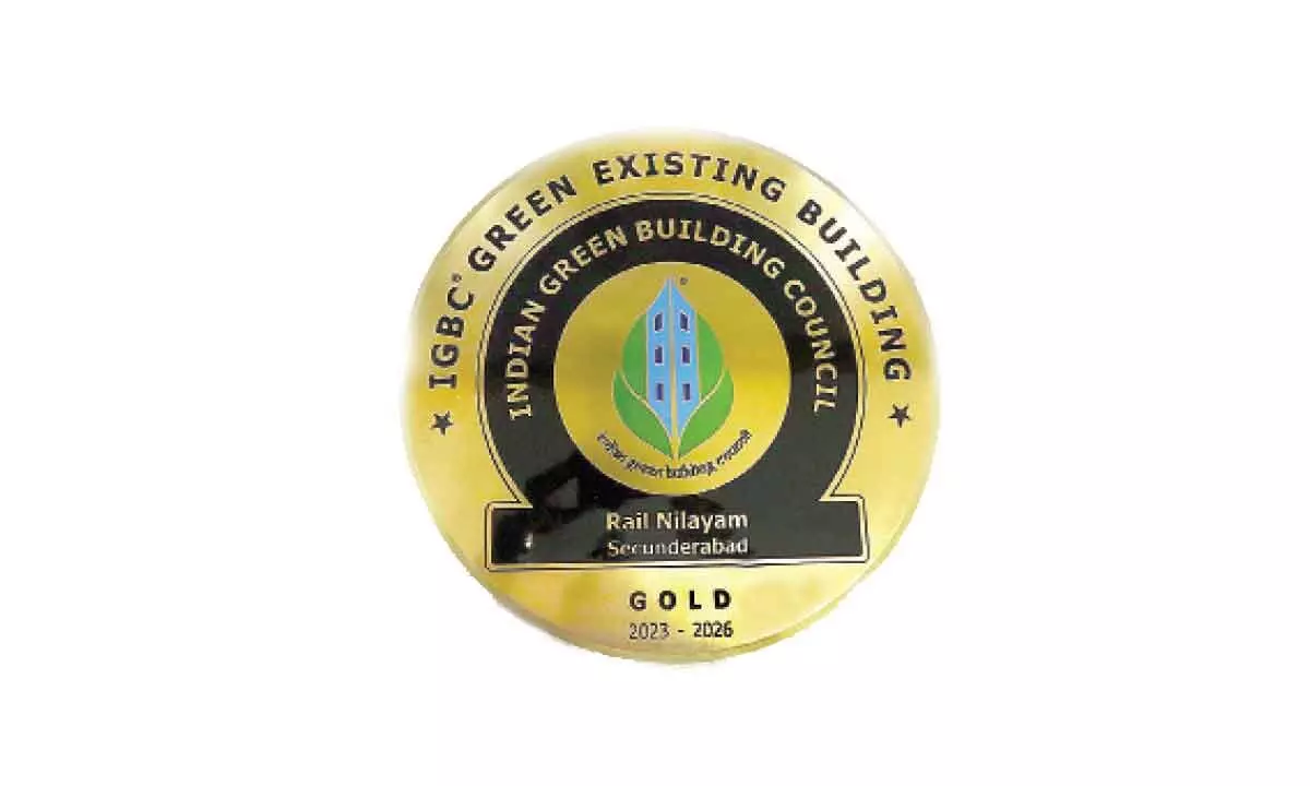 Hyderabad: SCR HQ awarded gold rating by Green Building Council