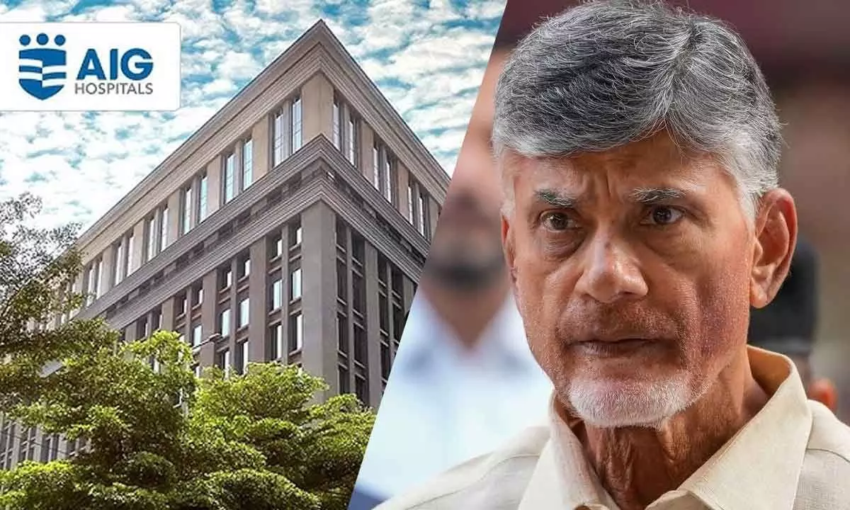Chandrababu arrives at AIG hospital in Hyderabad to undergo medical tests