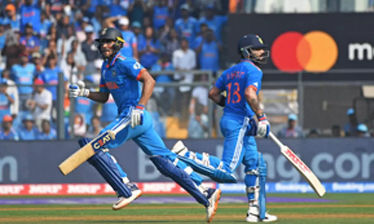 Mens ODI WC: Gill, Kohli, Iyer fifties help India post 357/8 against Sri Lanka