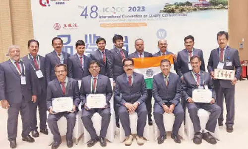 Visakhapatnam: RINL QC teams bag three gold awards