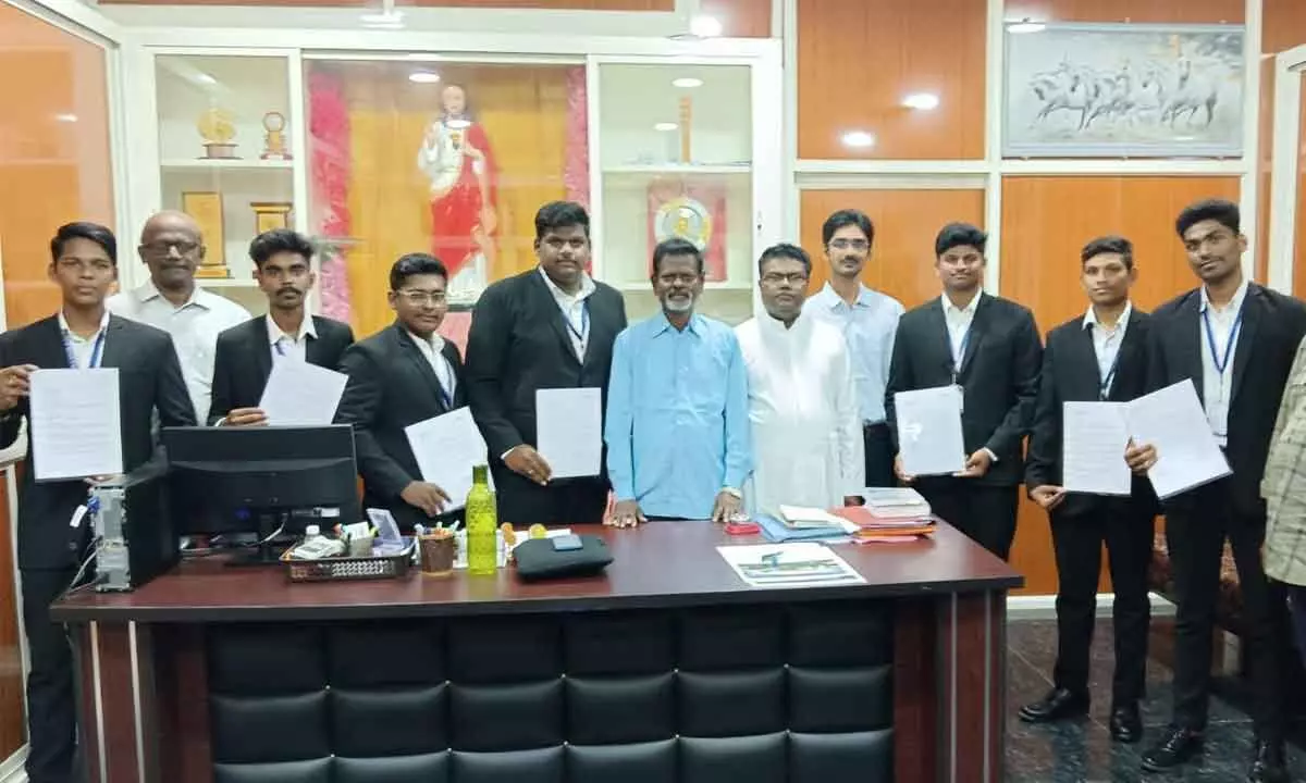 Andhra Loyola College students secure internship in Malaysia, Mauritius