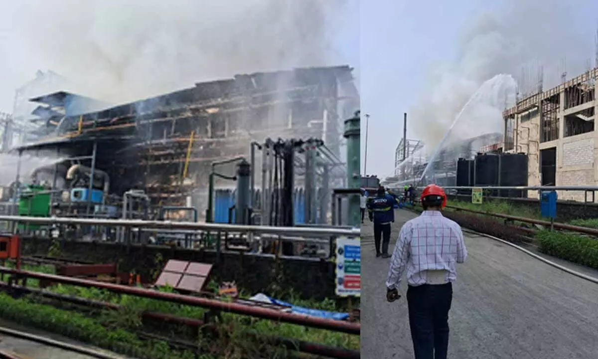 Blast-fire in Maha pharma factory, five injured & 10 trapped