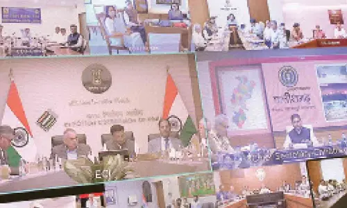 Hyderabad: State CS Santhi Kumari briefs Election Commission of India on poll preps, law & order