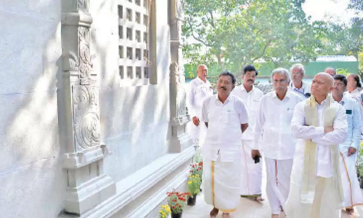 Tirumala: TTD EO A V Dharma Reddy refutes BJP charges on old Mandapams’ renovation