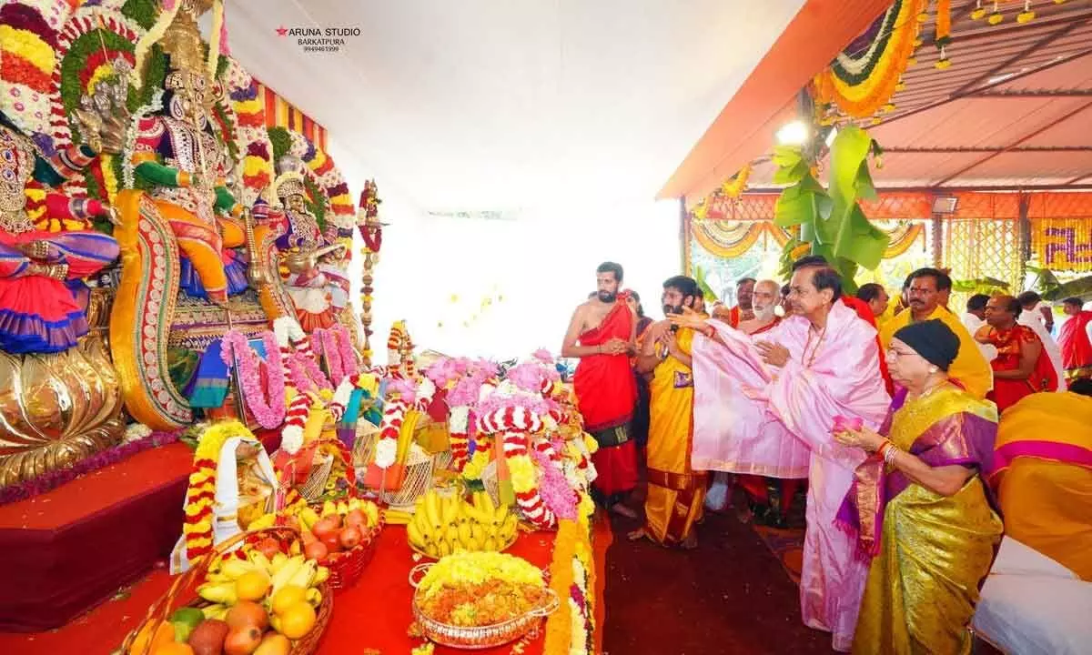 3-day Rajashyamala Yagam by KCR ends