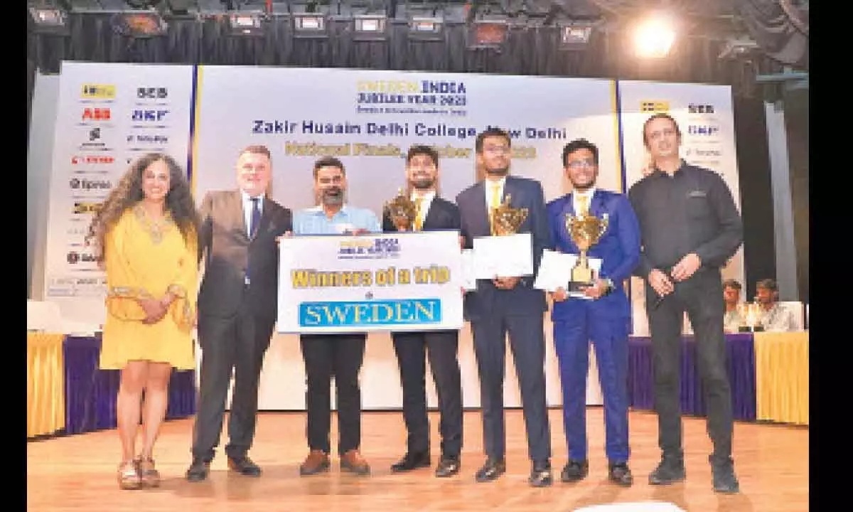 OMC students win laurels in Sweden Nobel quiz contest