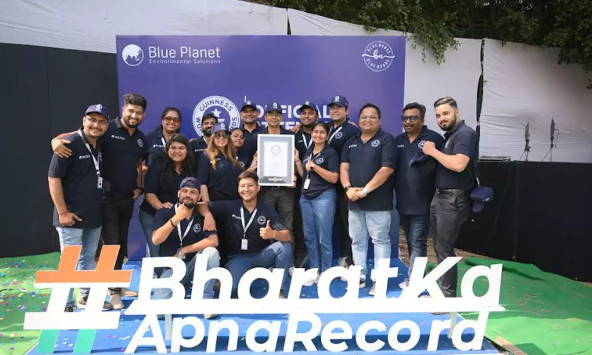 India’s Blue Nudge imprints its name in Guinness World Records