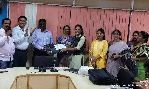 Vizianagaram: Lendi students excel in blog writing