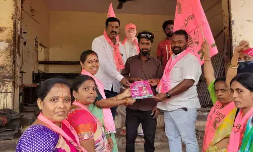 Door-to-door campaign of BRS leaders