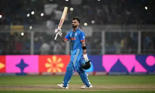 Men’s ODI WC: Virat Kohli equals Sachin Tendulkar’s record for most ODI centuries with 101* against South Africa