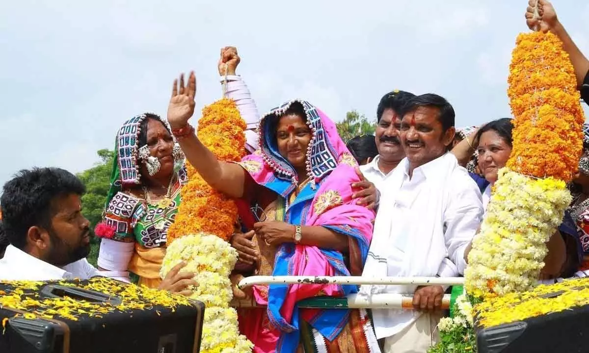 Tribals will prosper in Congress rule only says N Padmavathi Reddy