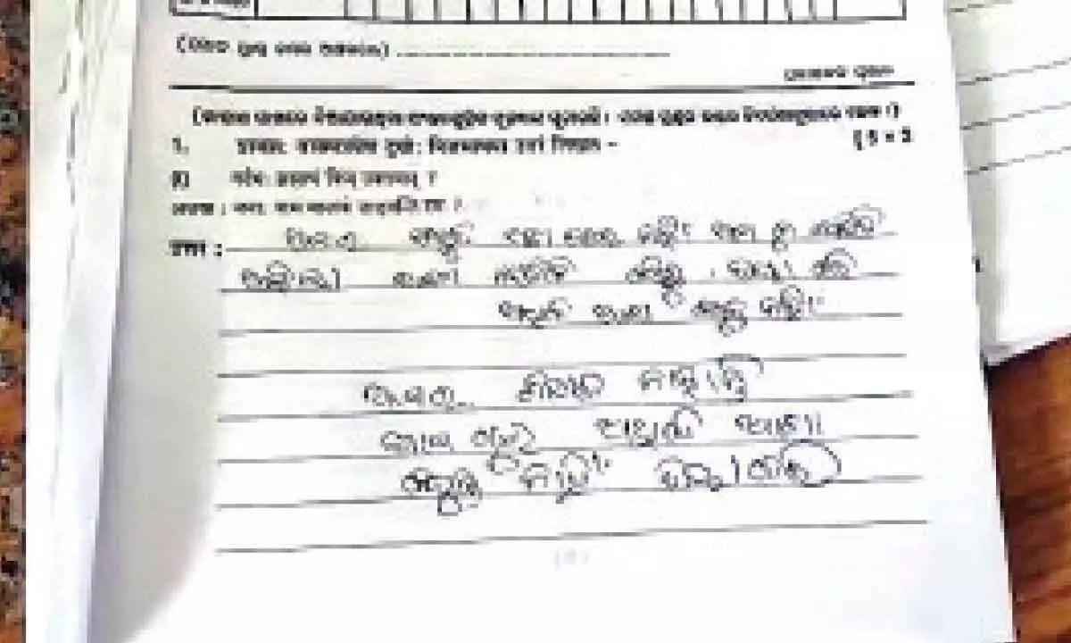 No Teacher in School: Don’t expect too much from us, students write in answer scripts