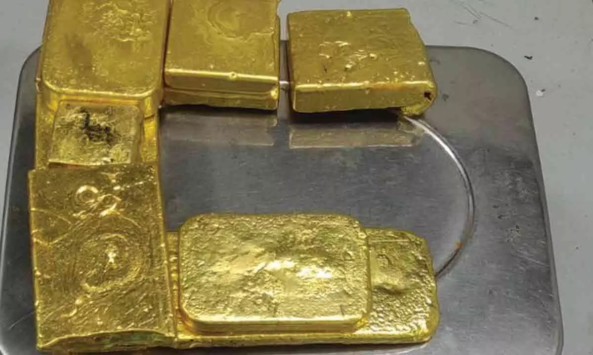 Customs officials nab two with gold worth over Rs 2 cr at IGI airport
