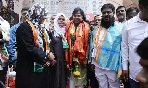 Sanathnagar Congress candidate Kota Neelima assures of implementing all guarantees