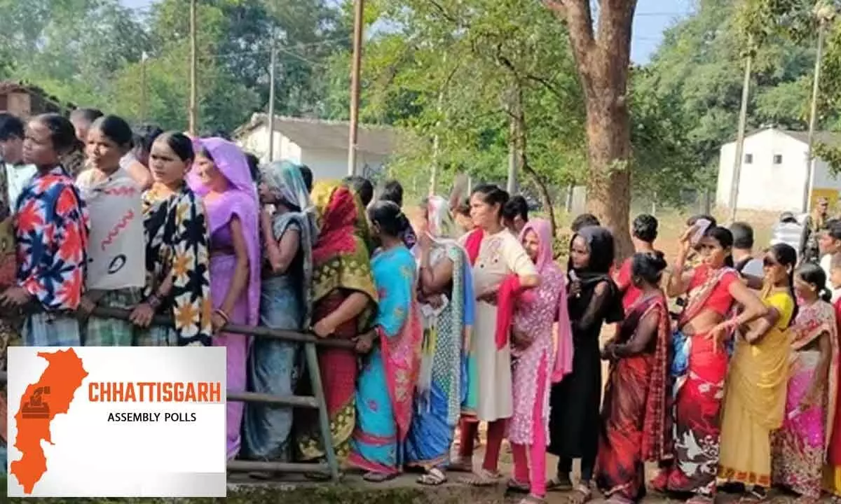 Chhattisgarh phase-1 polls: 9.93% voting recorded in first two hours