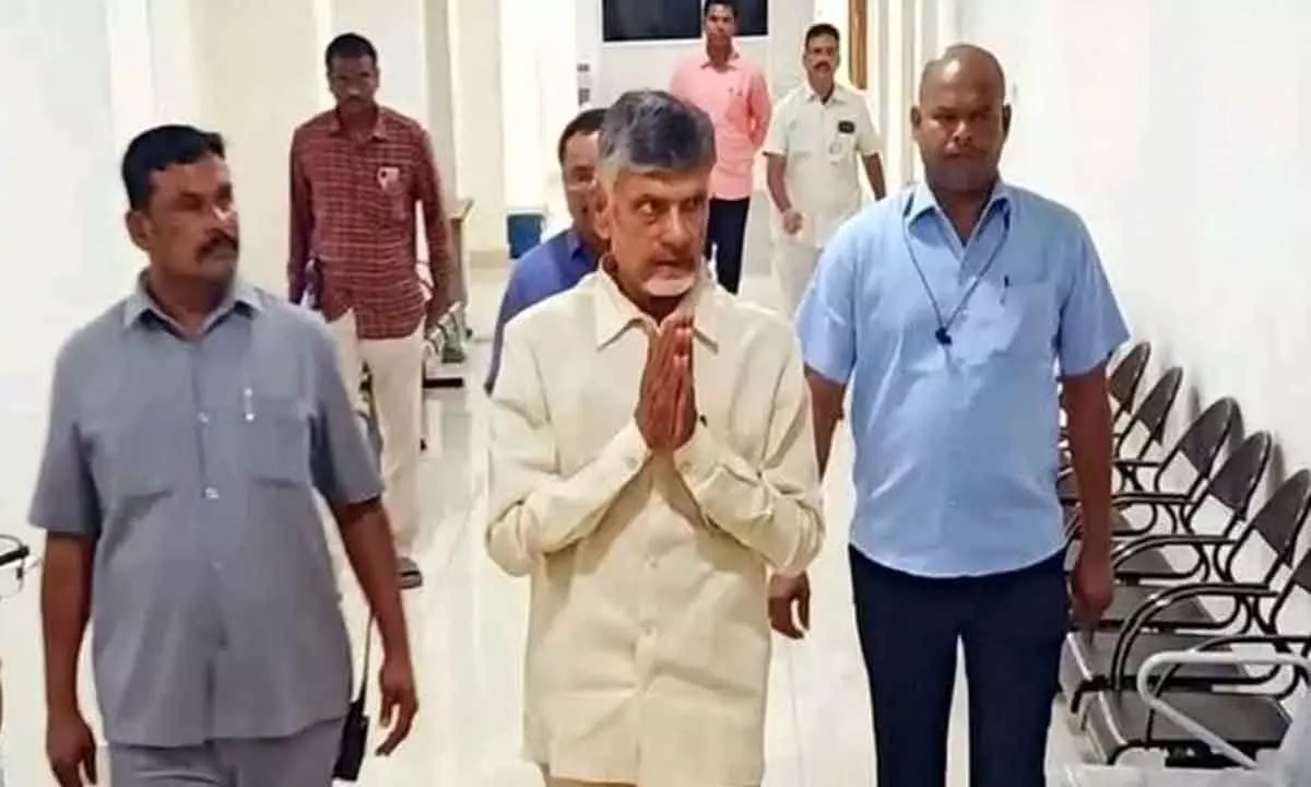 Chandrababu Naidu arrives at LV Prasad Eye Hospital for eye surgery