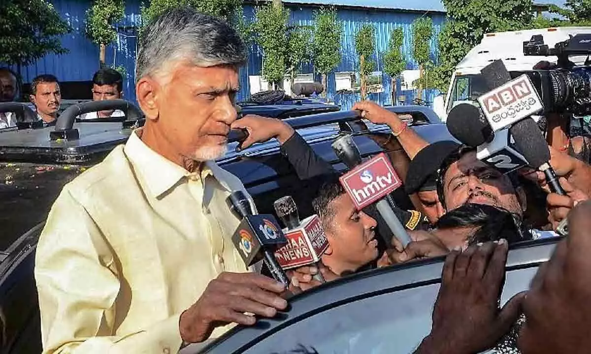 Chandrababu moves AP High Court for anticipatory bail in Sand irregularities case