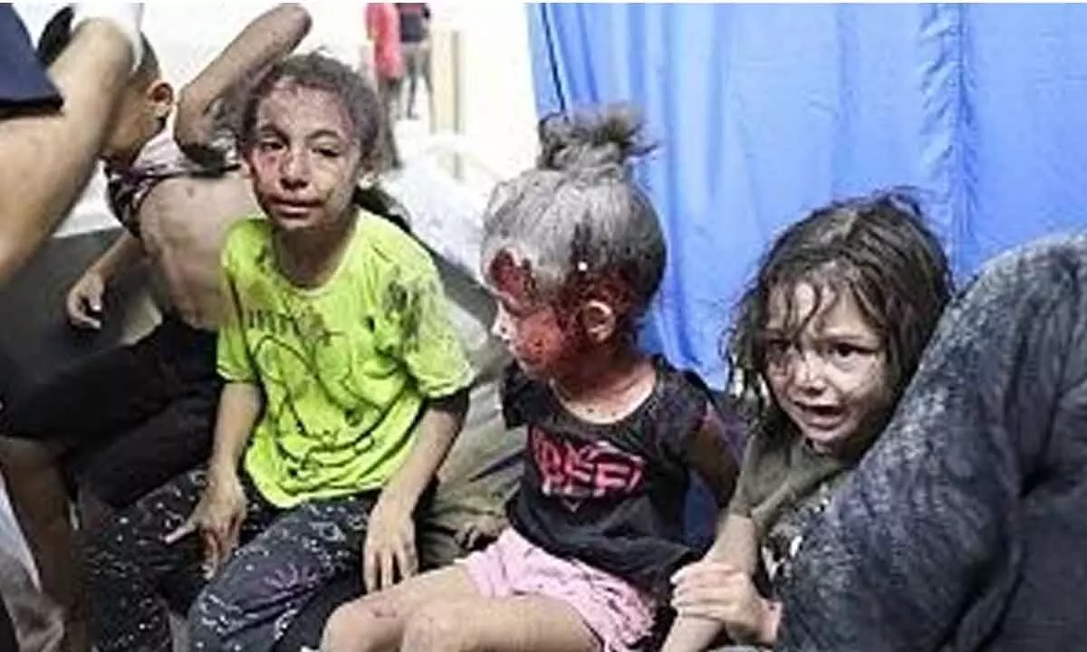 Israel-Hamas War: Children ultimate pawns,and ultimate victims, too
