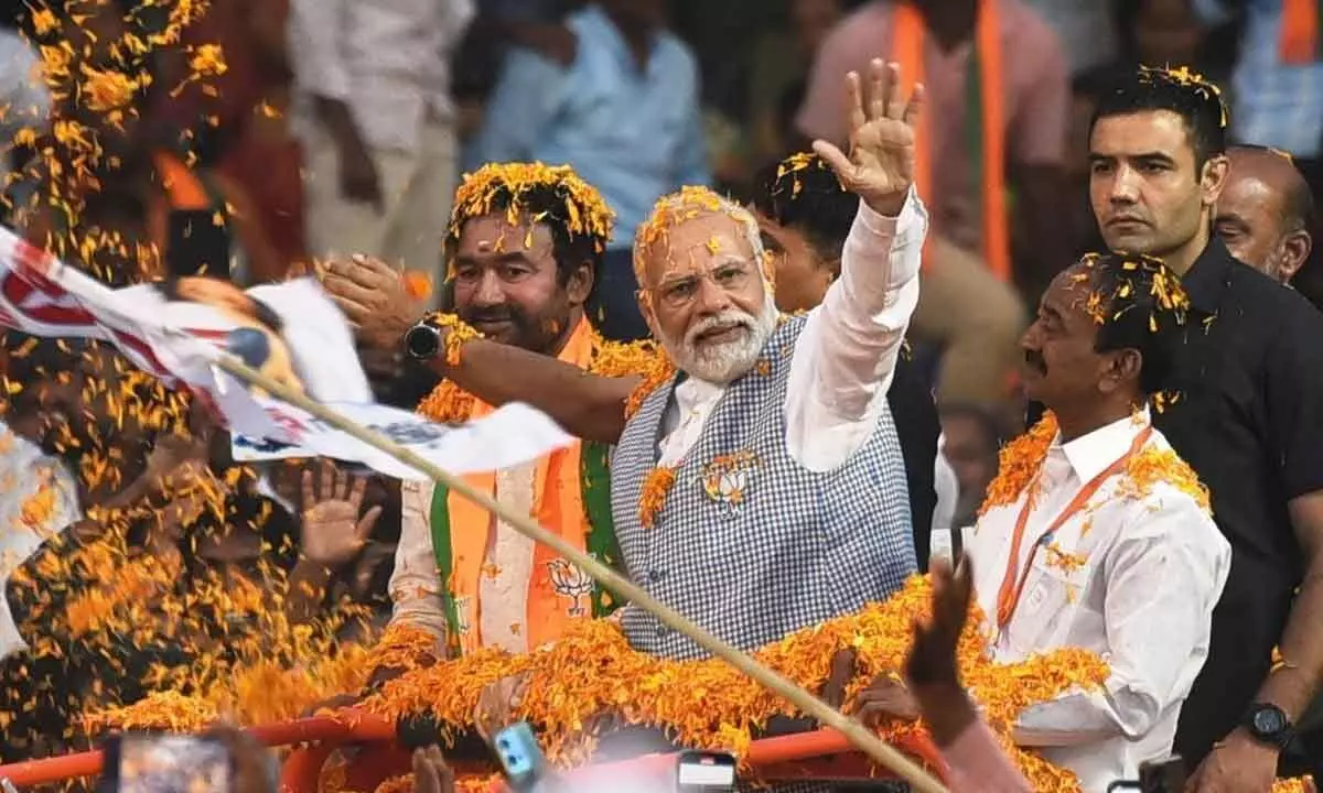 BC CM for Telangana: Modi brands BRS as Backward Classes Virodhi govt