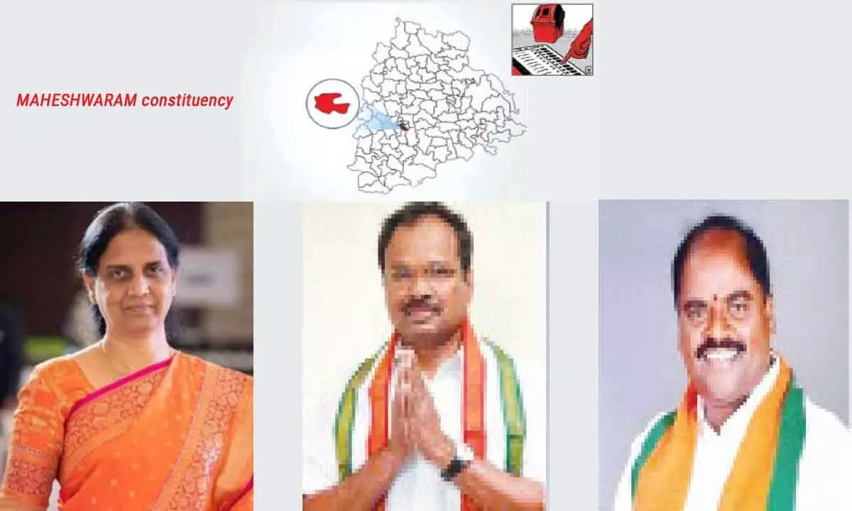 Maheshwaram Constituency: Voters keep candidates guessing, Nari Shakti Vs Cong and BJP