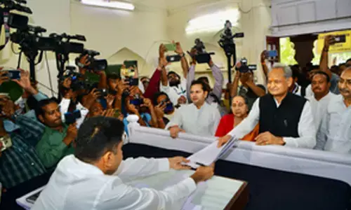 Complaint filed against CM Gehlots nomination for hiding information on two criminal cases