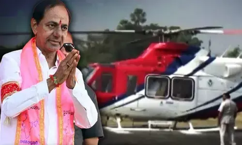 CM KCR’s chopper faces technical glitch