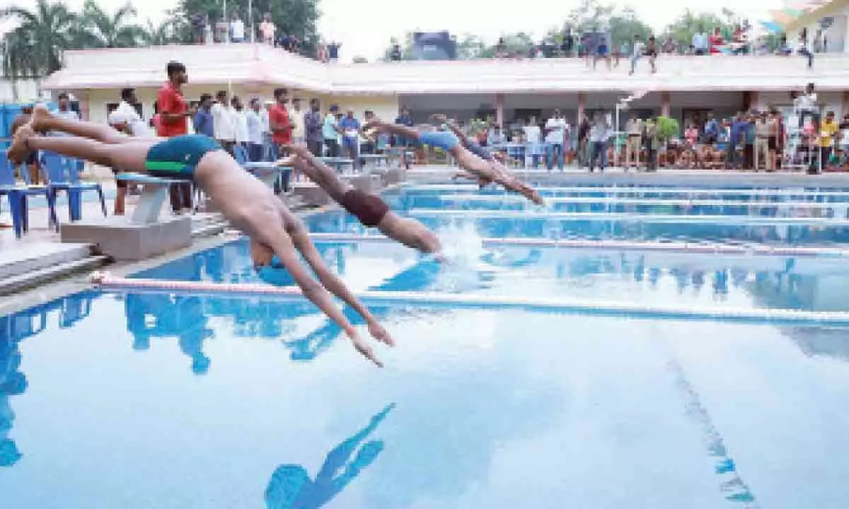 Tirupati: Inter-district swimming competitions begin