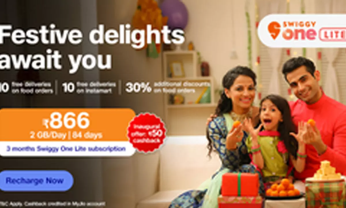 Jios new Rs 866 prepaid plan now offers Swiggy One Lite 3-month subscription