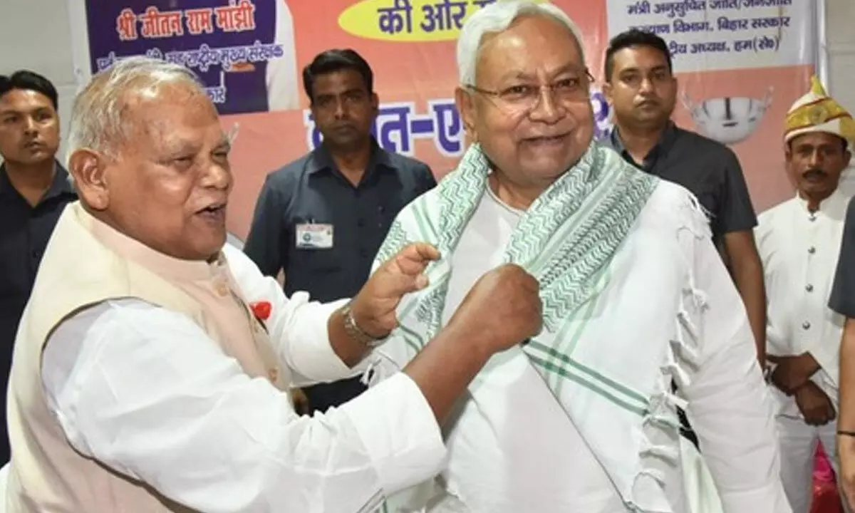Nitish Kumar hits out at Jitan Ram Manjhi in Bihar Assembly