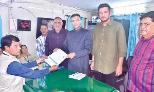 Father-son duo files their nominations for Chandrayangutta