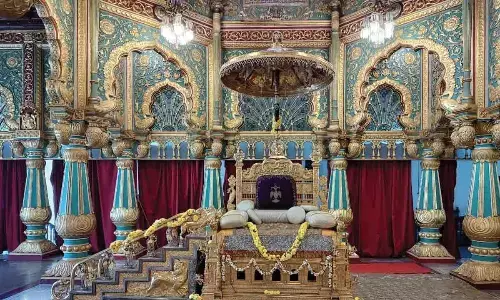 Throne removed and shifted to strong room