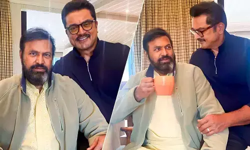 Two iconic superstars, ‘Pedarayudu Padmashri Dr.Mohan Babu Garu and ‘Nattamai’ Shri Sarath Kumar Garu come together for Kannappa in picturesque New Zealand