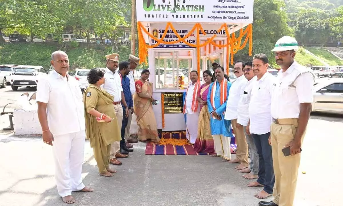 New traffic outpost comes up at Simhachalam