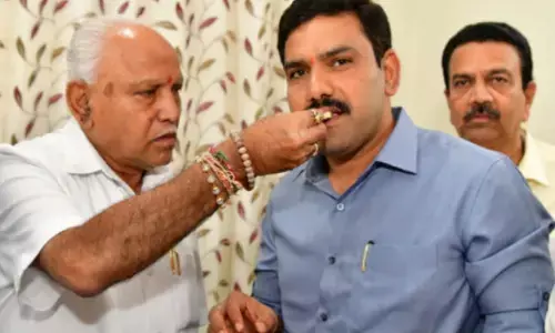 Vijayendra elected as BJP State President, Party workers celebrate